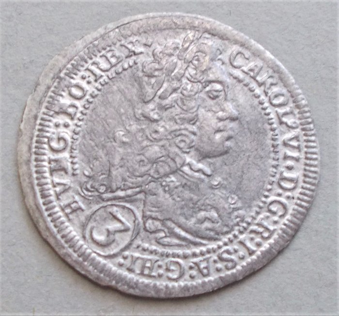1724-Austria-3-Kreuzer